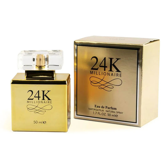 Long Lasting_Original Fragrance : 24K Millionaire Perfume - Gold - 50ml